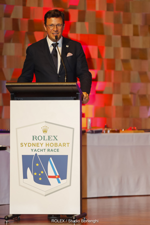 Prizegiving ceremony - Patrick Boutellier (General Manager, Rolex Australia)