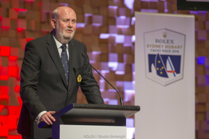 Prizegiving ceremony - Paul Billingham (CYCA Commodore)