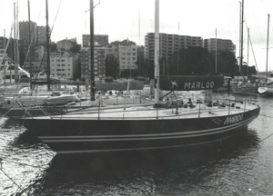 Marloo berthed in the CYCA marina