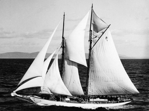 Mistral, owned by Firz. She is the same yacht, known as Mistral until around 1950. Mistral II on the navigators log Tuesday 26 December 1950, same owner Fitz Evans. She was CYC1 in 1945 skipper Rudy Rasmussin, and 1946 when Norman O Hudson was the skipper, before the dog house was put on around 1947 skipper Frank Barlow CYC59, both are correct.