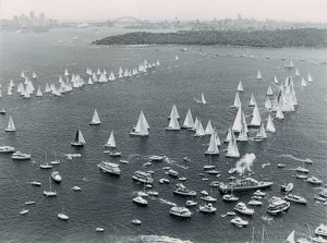 Start of the 1986 AWA Sydney Hobart Yacht Race
