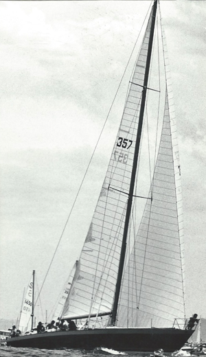 1974 Sydney Hobart start - Ballyhoo
