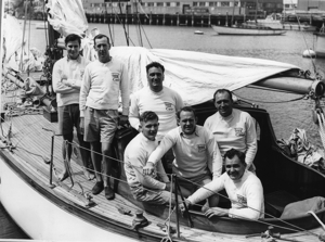 Peer Gynt crew - Constitution Dock, Hobart