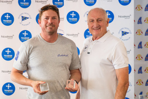 Celestial receiving the trophies for 3rd Overall IRC and 3rd in IRC Division 1 and ORCi Division 1