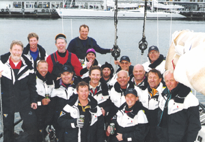 Sydney crew in Constitution Dock - 1999 Sydney Hobart