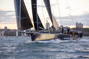 RP100 Black Jack claimed 2019 Cabbage Tree Island Race line honours. Credit CYCA/Hamish Hardy