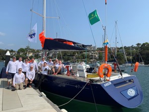 Enigma crew before departure