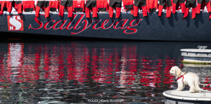 Dockside ambiance in Hobart