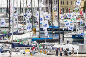 Dockside ambiance in Hobart
