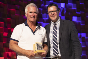 Simon Kurts - Love & War - 3rd IRC Division 7, 2nd Grand Veterans.  With Tasports General Manager.