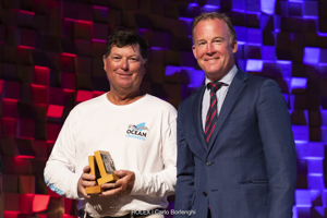 Ocean Crusaders - 3rd IRC Division 6, 2nd ORCi Division 5.  With Tasmania Premier Will Hodgman.