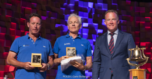 Tim Horkings & Carl Craaford - Sail Exchange - 2nd ORCi Division 3.  With Tasmania Premier Will Hodgman.