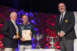 Bob Steel & Crraig Neil - Quest - 3rd Overall, 3rd IRC Division 1.  With CYCA Commodore Paul Billigham.