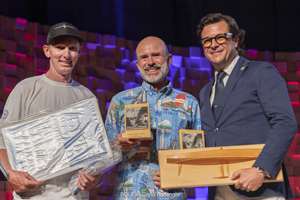 Alive - 1st IRC Division 0, 1st ORCi Division 1.  With Rolex Australia General Manager Patrick Boutellier.