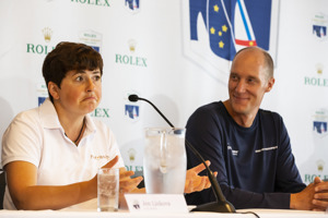 Rolex Sydney Hobart 2021 Press Conference - Cruising Yacht Club of Australia - Jen Linkova and Jules Hall