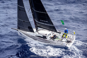 DISKO TROOPER_CONTENDER SAILCLOTH (TH), Sail No: AUS99, Owner: Jules Hall, Skipper: Jules Hall & Jan Scholten, Design: J/99