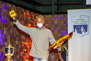 Official Trophy Presentation - SHK Scallywag, 1st Yacht Out of Sydney Heads, 3rd Over the Line