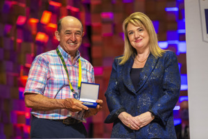Official Trophy Presentation - Andrew Buckland, 25 Races Medallion (collected by David Griffith)
