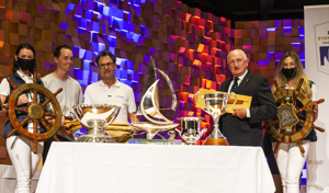 Official Trophy Presentation - Celestial, Charleston Trophy, George Barton Trophy, City of Hobart Trophy, Bass Strait Cup, Solo Trophy, CYCA Trophy - 1st ORCI Division 1, 1st IRC Division 1, 2nd IRC Overall