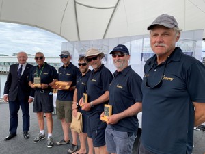 Trophy Presentation - White Bay 6 Azzurro, 2nd IRC Division 4,, 2nd ORCi Division 3, 1st Corinthian IRC