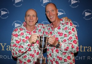 Two-Handed Ocean Racers of the Year, Jules Hall and Jan Scholten.