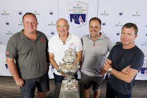 L-R: Brett Averay (Bacardi), Ed Psaltis (Midnight Rambler), Carlos Aydos (Crux) and Rupert Henry (Mistral).