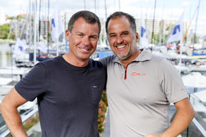 L-R:  Rupert Henry (Mistral) and Carlos Aydos (Crux).