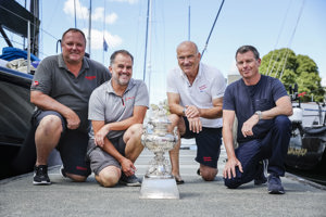 L-R:  Brett Averay (Bacardi), Carlos Aydos (Crux), Ed Psaltis (Midnight Rambler) and Rupert Henry (Mistral).