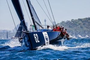WHISPER, Sail No: AUS-13, Owner/Skipper: David Griffith, State: NSW, Design: JV 62, LOA: 18.9