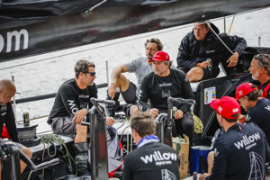 The Willow crew relaxing after finishing