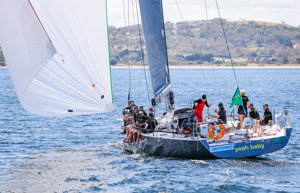 HUTCHIES YEAH BABY, Sail No: A5, Owner/Skipper Andy Lamont, State: QLD, Design: Welbourne 50, LOA: 15.1