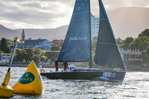 Pacman finishing the 2022 Rolex Sydney Hobart