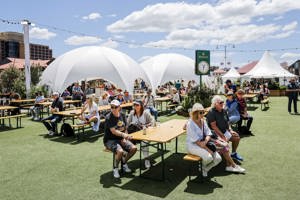 The scene at the Rolex Race Village