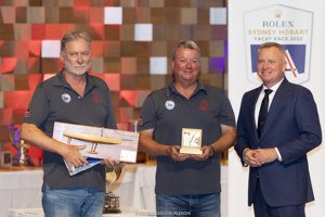 Anthony Kirke and Andrew Nuttman (Enterprise Next Generation) with Jeremy Rockiff (Premier of Tasmania).