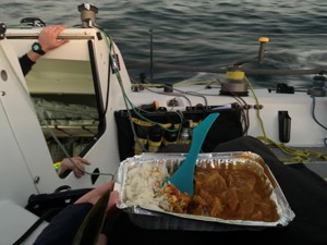 Dinner on board Mercury