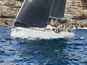 Flinders Islet Race - Supernova heading South soon after rounding South Head