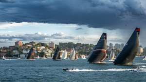 The fleet shortly after the start
