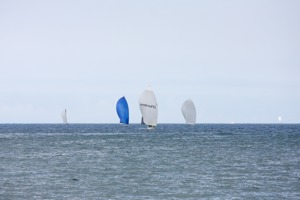 Maritimo leading Ocean Crusaders J-Bird and other boats towards Cabbage Tree Island