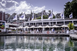 Ambiance at the docksides. 
Before the start.