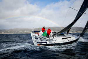 Mistral approaching the finish in River Derwent