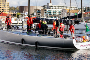 Insomnia preparing to tie up in Hobart