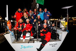 Crew of Ocean Crusaders J-Bird in Hobart