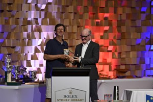 Rockall 8, 2nd IRC Division 4 - presented to owner Christopher Opielok by Councillor John Kelly