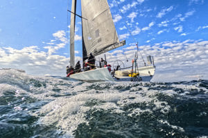 Noakes Sydney Gold Coast Yacht Race 2024 - Koa out of the heads.