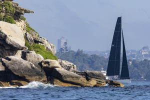 Noakes Sydney Gold Coast Yacht Race 2024 - Tempo approaching South Head.
