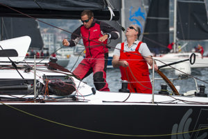 Peter Elkington and Scott Cavanough on board Young 11 Pacnan.