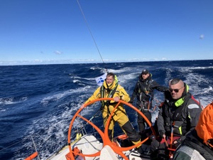 On board Andrew Lloyd and Mary Ann Harvey's Sydney 38 Clockwork