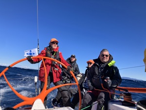 On board Andrew Lloyd and Mary Ann Harvey's Sydney 38 Clockwork