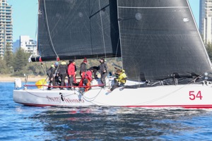 Pretty Woman at the finish line