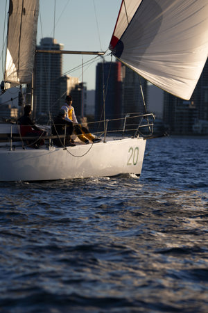 Philosopher finishing in light airs